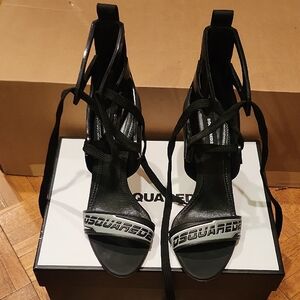 DSQUARED2 Black Strappy Heels